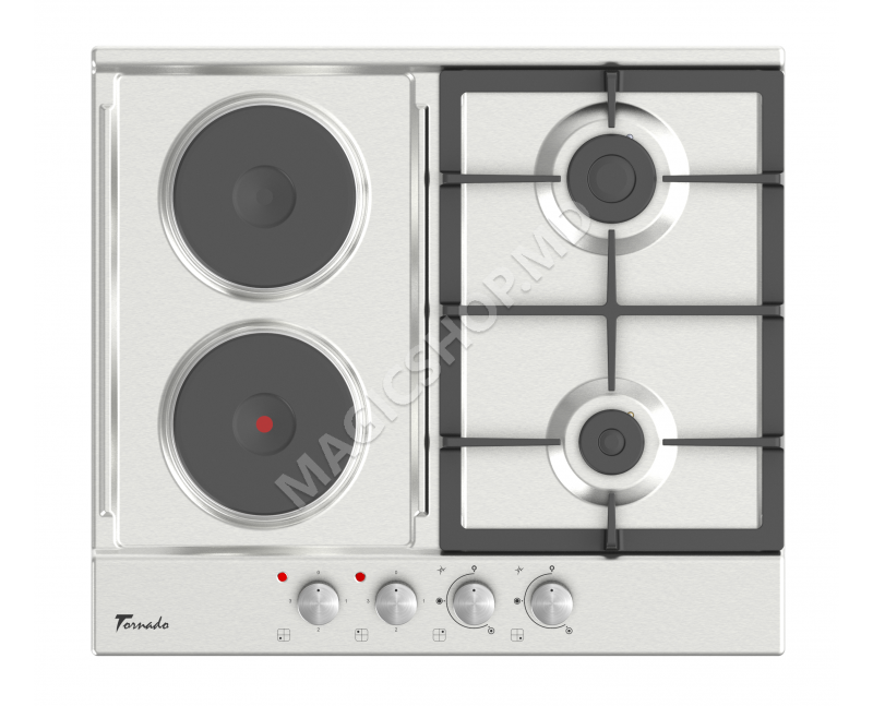 Plită combinata încorporabilă BRD60 2G2E IX